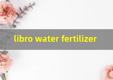  libro water fertilizer